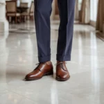 Derbies homme couleur acajou