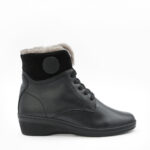 CIGALE, des bottines chaudes femme hiver en noir