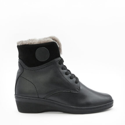 CIGALE, des bottines chaudes femme hiver en noir
