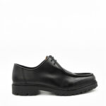 EBAXTER, une derby homme noire en cuir