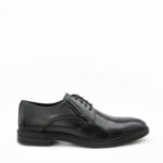 EDRAN, des chaussures derbies hommes en cuir noir