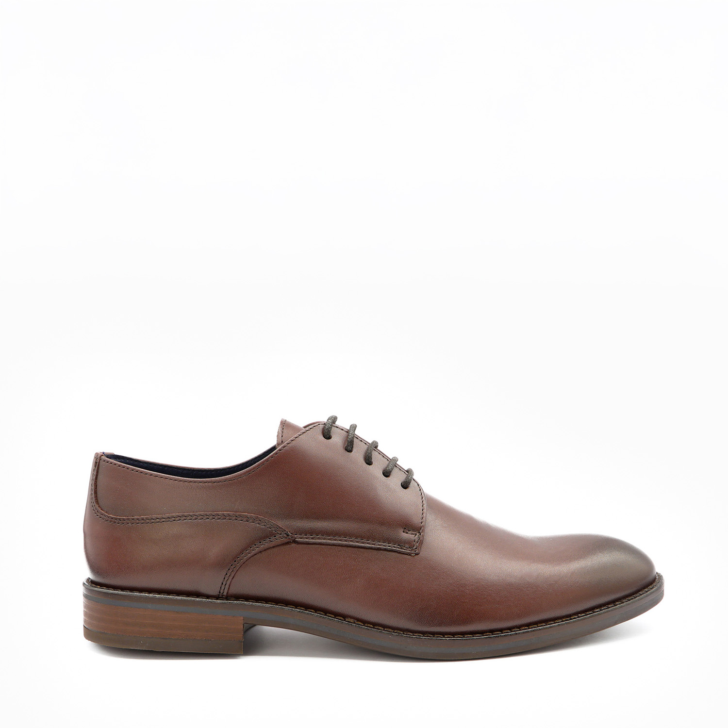 Derbies homme EDWIN ACAJOU EDWIN, des derbies homme en cuir couleur acajou