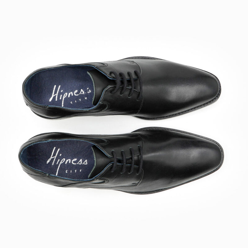 ERMANO, des Chaussures pour costume en cuir noir, vue de dessus, de la collection ARIMA CITY