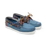 Chaussures bateau en cuir