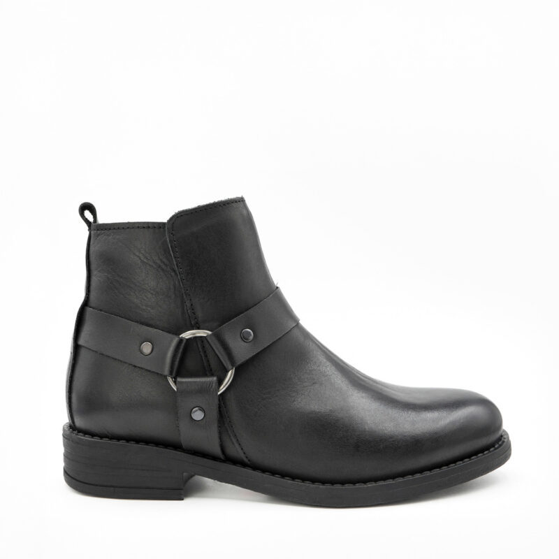 LOFT, des boots femme cuir de la collection REBELLES chez ARIMA, vue de profil