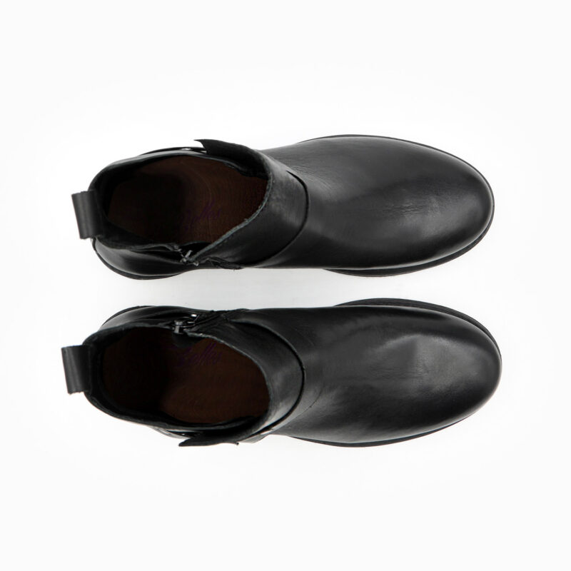 LOFT, des boots femme cuir de la collection REBELLES chez ARIMA, vue de dessus