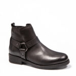 LOFT, des boots femme cuir de la collection REBELLES chez ARIMA, vue de trois quarts avant
