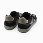 ROLAND, des Baskets homme cuir noir, vue de 3/4 arrière, de la collection ARID