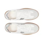 Baskets chics femme en cuir vue dessus