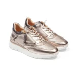 Baskets confort femme avec fermeture éclair vue de 3-4 avant