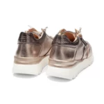 Baskets confort femme avec fermeture éclair vue de 3-4 arrière