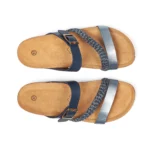 Mules à brides pour femme vue de dessus