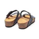 Mules à brides pour femme vue de 3-4 arrière