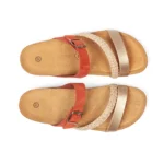 Mules à brides pour femme vue de dessus