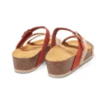 Mules à brides pour femme vue de 3-4 arrière