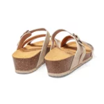 Mules à brides pour femme vue de 3-4 arrière