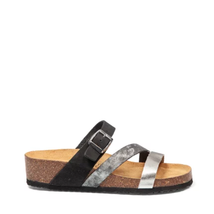 Mules à brides pour femme vue de profil