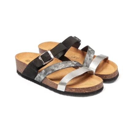 Mules à brides pour femme vue de 3-4 avant