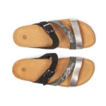 Mules à brides pour femme vue de dessus