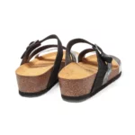 Mules à brides pour femme vue de 3-4 arrière