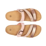 Mules à brides pour femme vue de dessus