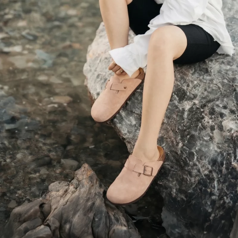 sabot mule cuir femme