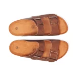 Mules à double brides vue de dessus