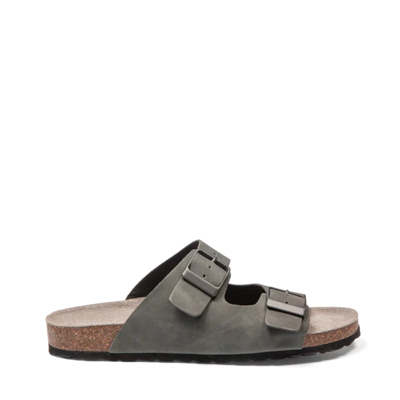 Mules à double brides vue de profil