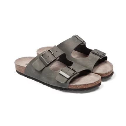 Mules à double brides vue de 3-4 avant