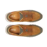 Sneakers homme cuir vue de dessus