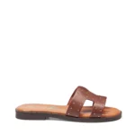 Nu-pieds à larges lanières vue de profil