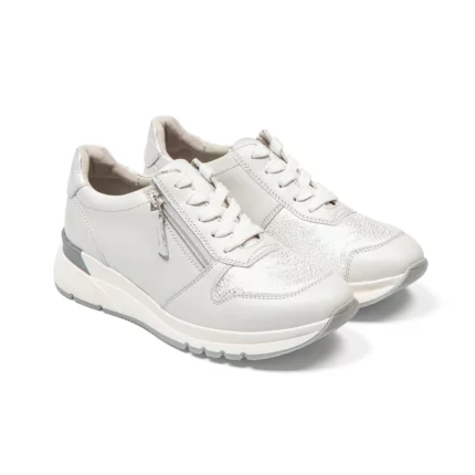 Baskets confort hallux valgus femme vue de 3-4 avant