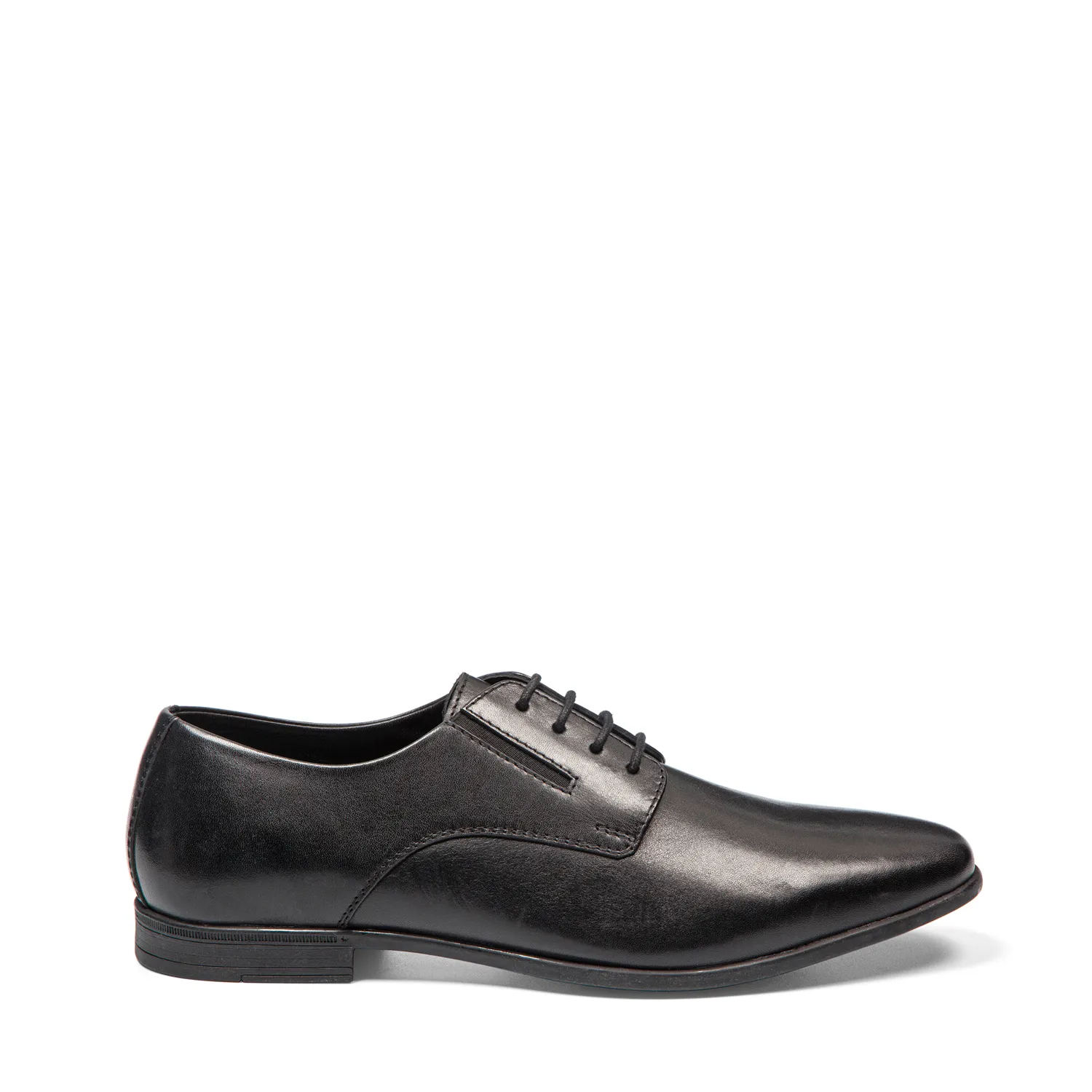Derbies en cuir BOXLEY NOIR 01 bd Derbies en cuir noir pour homme vue de profil